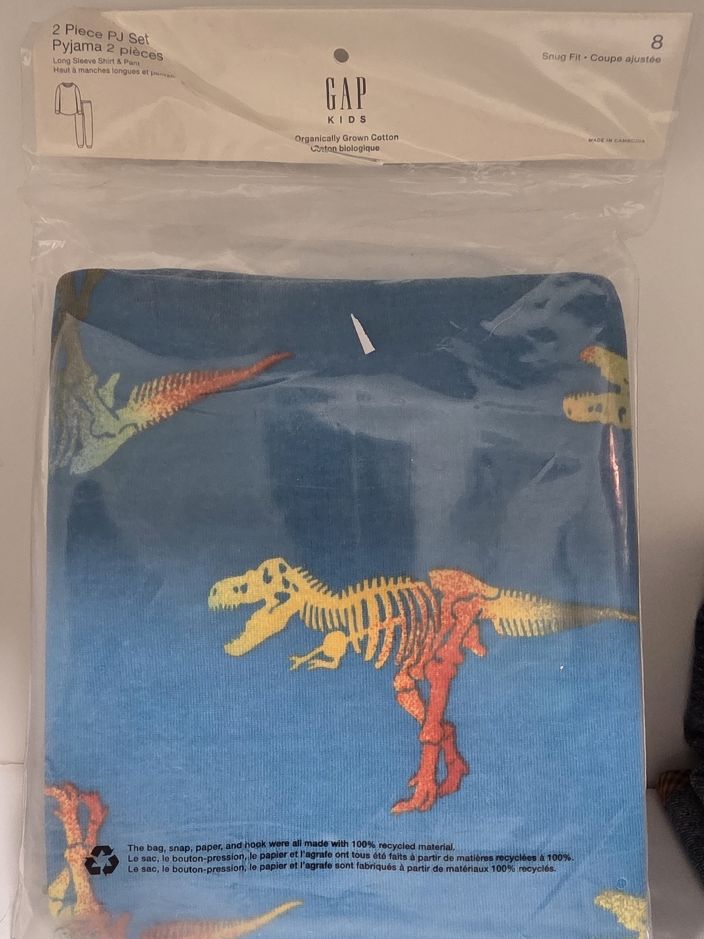 Kids Pajama Set in Packaging